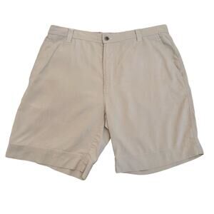 Axis Silk Flat Front Chino Shorts 38